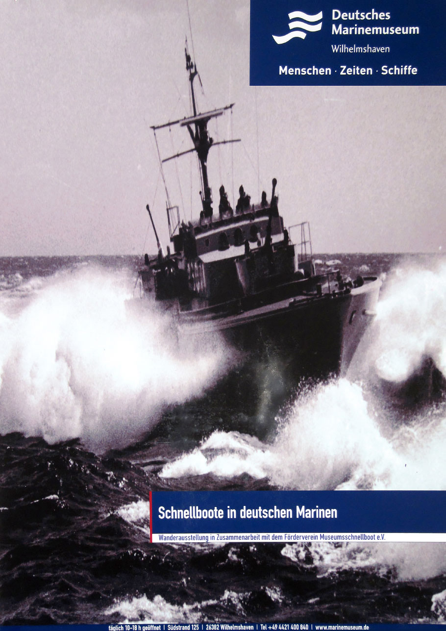 Sonderausstellung: Schnellboote in deutschen Marinen - Ausstellungsplakat